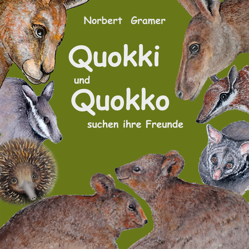 Quokki und Quokka suchen ihre Freunde